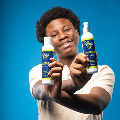 YOUNG KING HAIR CARE Kids Conditioner For Boys | Soften, Nourish and Detangle Natural Curls | Plant-Based and Harm-Free | 8 oz