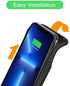 Battery Case for iPhone 13 Pro Max, 8500mAh Slim Portable Rechargeable Battery Pack Charging Case Compatible with iPhone 13 Pro Max (6.7 inch) Extended Battery Charger Case (Black)