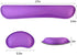 Poualss Memory Foam Set Keyboard and Mouse Wrist Pad Rest,Cushion Support for Office,Gaming,Computer,Laptop and Mac,Pain Relief& Easy Typing (Purple)