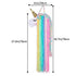 Beinou Unicorn Hair Clips Holder Rainbow Yarn Tassels Hair Bows Storage Shy Unicorn Face Headband Organizer Unicorn Theme Party Decorations