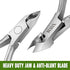 BEZOX Cuticle Clippers - Stainless Steel Professional Cuticle Cutter Hangnails Trimmers - Full Jaw Manicure Cuticle Nipper(6mm)