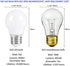 LED Appliance Light Bulb for Refrigerator Fridge Over Microwave Hood Stove Replacement A15 40W Incandescent Bulb E26 Medium Base 120V 5W 500lm Soft White Non dimmable Warm White 3000K Pack of 2