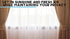 HLC.ME White Sheer Voile Window Treatment Rod Pocket Curtain Panels for Kitchen, Bedroom and Living Room (54 x 95 inches Long, Set of 2)