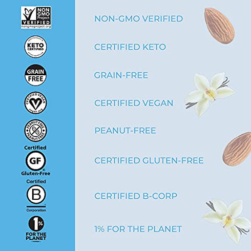 GOOD TO GO Soft Baked Bars Vanilla Almond, 9 Pack - gluten-free, Keto Certified, Paleo Friendly, Low Carb Snacks