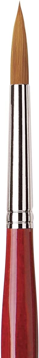 da Vinci Watercolor Series 5580 Size 8 Round - CosmoTop Spin Multi-Diameter Synthetic - Holds More Water Than Any Other Synthetic - Made in Germany