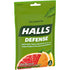 HALLS Defense Assorted Citrus Vitamin C Drops, Dietary Supplement Drops, 30 Drops
