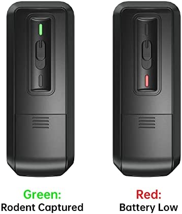 OWLTRA OW-2 Indoor Electric Mouse Trap, Instant Kill Rodent Zapper with Pet Safe Trigger, Black, Small