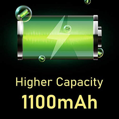 BONAI Solar AA Rechargeable Batteries, High Capacity 1100mAh NiMH Battery for Outdoor Solar Lights 1.2V Pre Charged Double-A Batteries (AA 20 Pack)…