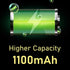 BONAI Solar AA Rechargeable Batteries, High Capacity 1100mAh NiMH Battery for Outdoor Solar Lights 1.2V Pre Charged Double-A Batteries (AA 20 Pack)…
