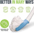 Juvo Toilet Aid - 18” Long Reach Personal Wiping Aid with Hygienic Cover - Easy Use Comfort Self Wiper for Toileting (SATA01)