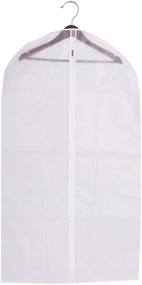 3 Garment Bag Travel Suit Dress Storage 53" Clear Cover Full Zipper Coat Carrier