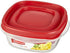 Rubbermaid Easy Find Lids Food Storage Container, 1.25 Cup, Racer Red