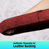 ANDALUS Brands Australian Sheepskin Wool Steering Wheel Cover for Women & Men-Universal 15 Inch Steering Wheels & Accessories - Eco-Friendly Wheel Cover for Car-Car Accessories (Burgundy/ Dark Red)