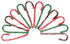 Dr. Pepper, 7 Up, and A&W Flavored Christmas Candy Cane, Pack of 12, 5.3 oz