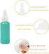 Hajoyful Squeeze Bottle 40 Pack 2oz Condiment Squeeze Bottles Small Plastic Dispense Squeeze Bottles Squirt Bottle with Extra 3 Funnel and 40 Stickers for Arts and Crafts,Glue,Cake Decorating,BBQ
