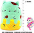 Cats vs Pickles - Jumbo - Mint Chippie - 8.6" Super Soft and Squishy Stuffed Bean-Filled Plushies - Great for Boys and Girls Age 5-7. Collect These as Desk Pets, Fidget Toys, or Sensory Toys.