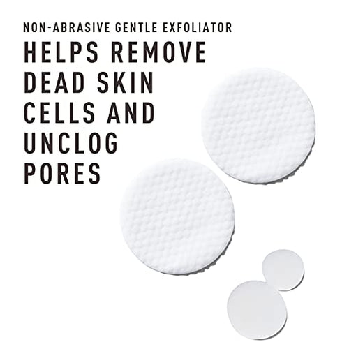 Bevel 10% Glycolic Acid Toner Pads for Face with Witch Hazel, Aloe Vera and Vitamin B3, Helps Remove Dead Skin Cells and Reduce Ingrown Hairs for Even Skin Tone and Texture, 45 Count
