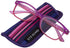 EYEGUARD 4 Pack Reading Glasses for Women Fashion Colorful Gradient Readers