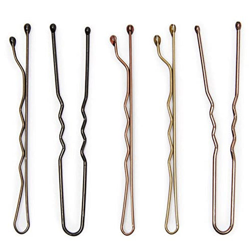 U Shaped Hair Pins with Clear Case (2 In, 4 Colors, 360 Pieces)