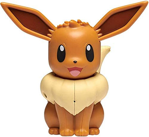 Pokemon Electronic & Interactive My Partner Eevee - Reacts to Touch & Sound, Over 50 Different Interactions with Movement and Sound - Dances, Moves & Speaks - Gotta Catch ‘Em All , Brown
