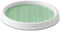 Copco Non-Skid Pantry Cabinet Lazy Susan Turntable, 9-Inch, White/Green
