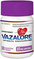 VAZALORE® Aspirin 81mg for Adults | Low Dose Aspirin Heart Therapy | Liquid-Filled Capsules to Help Protect Stomach | Pain Relief | 30 Count