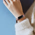 Vanjua Metal Band Compatible with Fitbit Luxe Bands, Stainless Steel Mesh Loop Adjustable Wristband Replacement Strap for Fitbit Luxe/Luxe Special Edition Fitness Tracker Women Men (Rose Pink)
