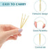 EXCEART 1000pcs Disposable Interdental Brushes Portable Plastic Toothpicks Oral Hygiene Cleaner Stick Oral Gingival Dental Toothpicks Dental Flosser Pick (Random Color)