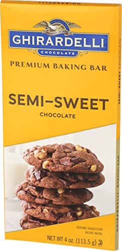 GHIRARDELLI Premium Baking Bar Semi-Sweet Chocolate - 4 oz.
