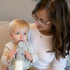 Dr. Brown’s® Milestones™ Narrow Sippy Straw Bottle with 100% Silicone Handles, 8oz/250mL, Gray, 1 Pack, 6m+