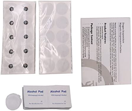 Magnetic Acupressure Patches 600 Gauss 30 Magnets 30 Replacement Adhesives Kit Magnet Therapy