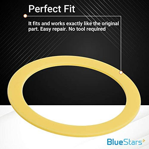 2 Packs K-GP1059291 Canister Flush Valve Seal Replacement part by Blue Stars - Exact Fit for Kohler toilets - Replaces 2475620 GP1059291 1049291 - Long-Lasting Rubber - Improves the lifecycle by 50%