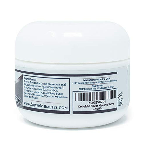 Silver Miracles Colloidal Silver Healing Salve