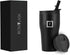 IRON °FLASK Rover Tumbler 2.0 - 16 Oz, 2 Lids (Straw/Flip), Vacuum Insulated Stainless Steel Bottle, Modern Double Walled, Simple Thermo Travel Mug, Hydro Water Metal Canteen - Midnight Black