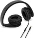 EONON Active Noise Cancelling Headphones Wired, Over Ear with Mic, Sound Cancelling Headphones Foldable Lightweight L0326/C1100A/C1100B/L0299A/L0322/L0325 Car DVD Player - A0136B?Black?