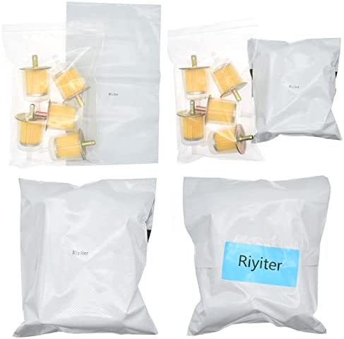 Riyitauto 5pcs 5/16" Fuel Filters Industrial Universal Tractors Cars Trucks Motorcycles RV's gas powered engine Inline Gas Fuel Line