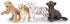 TOYMANY 8PCS 2-5" Plastic Jungle Animals Figure Playset Includes Baby Animals, Realistic Lion,Tiger,Cheetah,Black Panther Figurines with Cub, Cake Toppers Christmas Birthday Toy Gift for Kids Toddlers