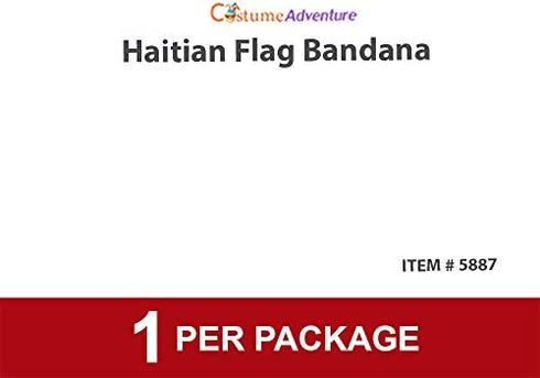 Haiti Flag Bandanna Haiti Flag Bandana Haiti Headband Clothing Haitian Bandana