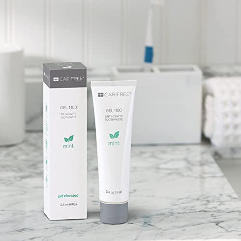 CariFree Gel 1100 (Mint): Anti-Cavity Toothpaste | Nano Hydroxyapatite | Cavity Prevention | Freshens Breath and Moistens Mouth | Dentist Recommended for Oral Care