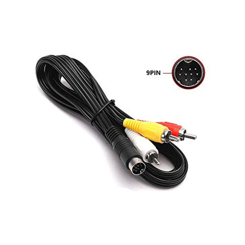 CHILDMORY 1.8m Audio Video AV Wire Cable 9Pin to RCA Connection Cord for Genesis 2 3