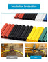 650pcs Heat Shrink Tubing innhom Heat Shrink Tube Wire Shrink Wrap UL Approved Ratio 2:1 Electrical Cable Wire Kit Set Long Lasting Insulation Protection, Safe and Easy, Eco-Friendly Material