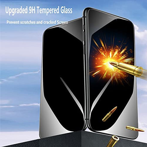 PassionTR for iPhone X 10 5.8 Inch Front LCD Digitizer Display Glass Touch Screen Replacement Full Assembly Frame Set with Waterproof Adhesive Repair Tools Kit Black