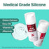 Ebanel Silicone Scar Gel with Onion Extract, Emu Oil, Vitamin E, Medical-Grade Scar Removal Cream for Old & New Acne Scars, Burn Scars, Surgical Scars, Injuries, Stretch Marks, C-Section, Insect Bites