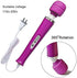 AEVEONE Wired Powerful Handheld Electric Massager, Strong Personal Vibration Magic Back Massage for Sports Recovery, Muscle Aches, Body Pain (Purple