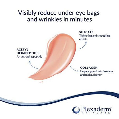Plexaderm Rapid Reduction Eye Serum Pods - Advanced Formula - Anti Aging Serum Visibly Reduces Under Eye Bags, Wrinkles, Dark Circles, Fine Lines & Crow's Feet Instantly