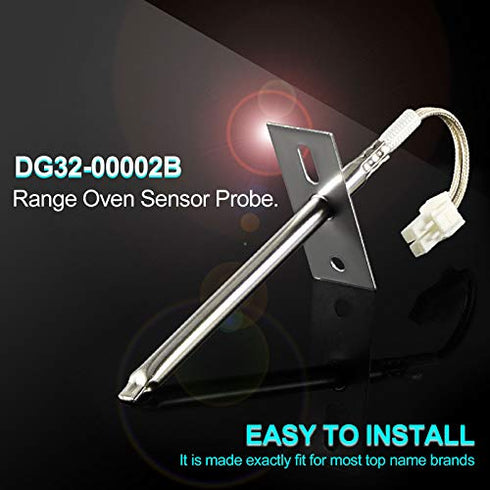 DG32-00002B Range Oven Temperature Sensor Probe - Exact for Samsung and LG Oven Parts # EBG61305805 DG32-00002A 6322B62214A PS4240743 PS11732697 (1 Year Warranty)