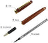 BEILUNER Luxury Walnut Ballpoint Pen Writing Set - Elegant Fancy Nice Gift Pen Set for Signature Executive Business Office Supplies - Gift Boxed with Extra Refills (Black)