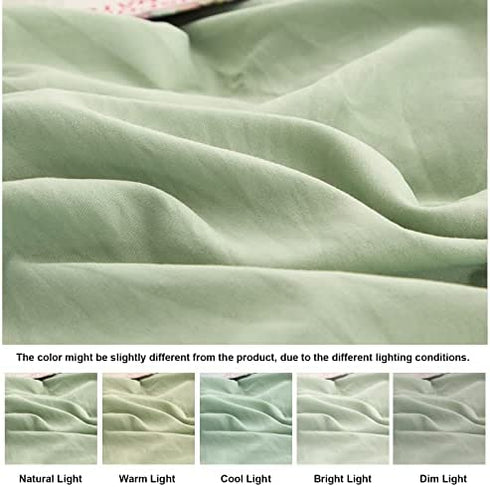 Sage Green Pom Poms Pillowcases, Green Standard Pillow Cases Set of 2, 100% Washed Microfiber, Dark Sea Green Ball Fringe Pillow Cover, 2 Pack (Queen, Sage Green)