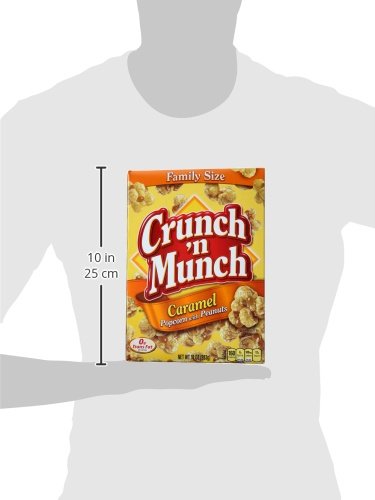 Crunch 'n Munch Caramel Popcorn With Peanuts, 10 oz