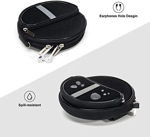 CD Player Portable Case,Waterproof CD Player Fanny Pack with Wristlet Hand Strap Compatible with HOTT/Gueray/NAVISKAUTO/Jinhoo/Jensen/Monodeal Portable CD Player and More?6.5 inch?.